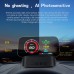 Car HUD Display, OBD+GPS Head Up Display High Definition Speedometer Car Diagnostic Tool OBD Fault Code Elimination Safe Driving Computer Overspeed Fault Alarm for All Vehicles