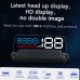 Car HUD Display, Head Up Display High Definition Speedometer Car Diagnostic Tool OBDⅡ Fault Code Elimination Safe Driving Computer Overspeed Fault Alarm for All Vehicles