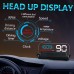 Car HUD Display, Head Up Display High Definition Speedometer Car Diagnostic Tool OBDⅡ Fault Code Elimination Safe Driving Computer Overspeed Fault Alarm for All Vehicles