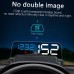 Car HUD Display, Head Up Display High Definition Speedometer Car Diagnostic Tool OBDⅡ Fault Code Elimination Safe Driving Computer Overspeed Fault Alarm for All Vehicles