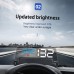 Car HUD Display, Head Up Display High Definition Speedometer Car Diagnostic Tool OBDⅡ Fault Code Elimination Safe Driving Computer Overspeed Fault Alarm for All Vehicles