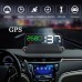 Car HUD Display, GPS Smart Gauge High Definition HUD Car Diagnostic Tool Safe Driving Computer Overspeed Fault Alarm for All Vehicles