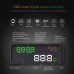 Car P9 HUD Head Up Display OBD Smart Digital Meter 2 Display Way Over Speed Warning Alarm Water Temperature Voltage Compatible with OBDII EOBD System Model Cars