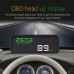 Car P9 HUD Head Up Display OBD Smart Digital Meter 2 Display Way Over Speed Warning Alarm Water Temperature Voltage Compatible with OBDII EOBD System Model Cars