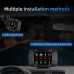 Car HUD Head-Up Display, OBDII Smart Digital Meter, OBD+GPS Dual System, Car Diagnostic Tool Fault Code Elimination, Vehicle Speed Engine RPM Water Temperature Fuel Consumption Voltage Display