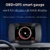 Car HUD Head-Up Display, OBDII Smart Digital Meter, OBD+GPS Dual System, Car Diagnostic Tool Fault Code Elimination, Vehicle Speed Engine RPM Water Temperature Fuel Consumption Voltage Display