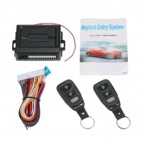 Universal Car Door Lock Keyless Entry System Car Immobilizer Auto Remote Central Kit with Control Box