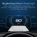 Car HUD Head Up Display Digital GPS Navigation Speedometer Projecter OBD2 GPS Dual System Display Screen with Time/Direction/Altitude/Mileage Display Speedup Test Overspeed Alarm Etc.