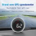 Car HUD Car Head-up Display Digital Speedometer Display Driving Mileage, Compass Angle, Overspeed Alarm and Fatigue Driving Alarm