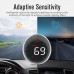 Car HUD Car Head-up Display Digital Speedometer Display Driving Mileage, Compass Angle, Overspeed Alarm and Fatigue Driving Alarm