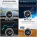 Car HUD Car Head-up Display Digital Speedometer Display Driving Mileage, Compass Angle, Overspeed Alarm and Fatigue Driving Alarm