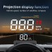 Car HUD Head-up Display Projecter Digital Vehicle Speedometer GPS Dual System Display Screen Vehicle Overspeed Alarm Fatigue Driving Alarm