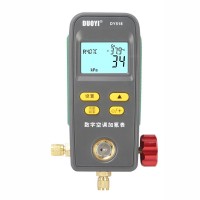 Digital Manifold Gauge Vacuum Pressure Temperature Leakage Tester Fluoride Meter HVAC System Gauge for Air Conditioner Refrigerator