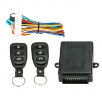 Universal Car Door Lock Keyless Entry System with Trunk Release Button Remote Central Control Box Kit