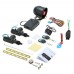 NEW CAR ALARM + 2 DOOR REMOTE CENTRAL LOCKING KIT WITH SHOCK SENSOR,IMMOBILISER